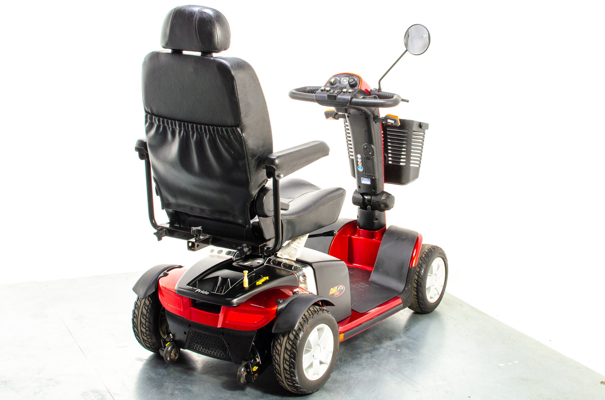 Pride Colt Sport Used Electric Mobility Scooter 8mph Transportable Suspension Road Pavement Red