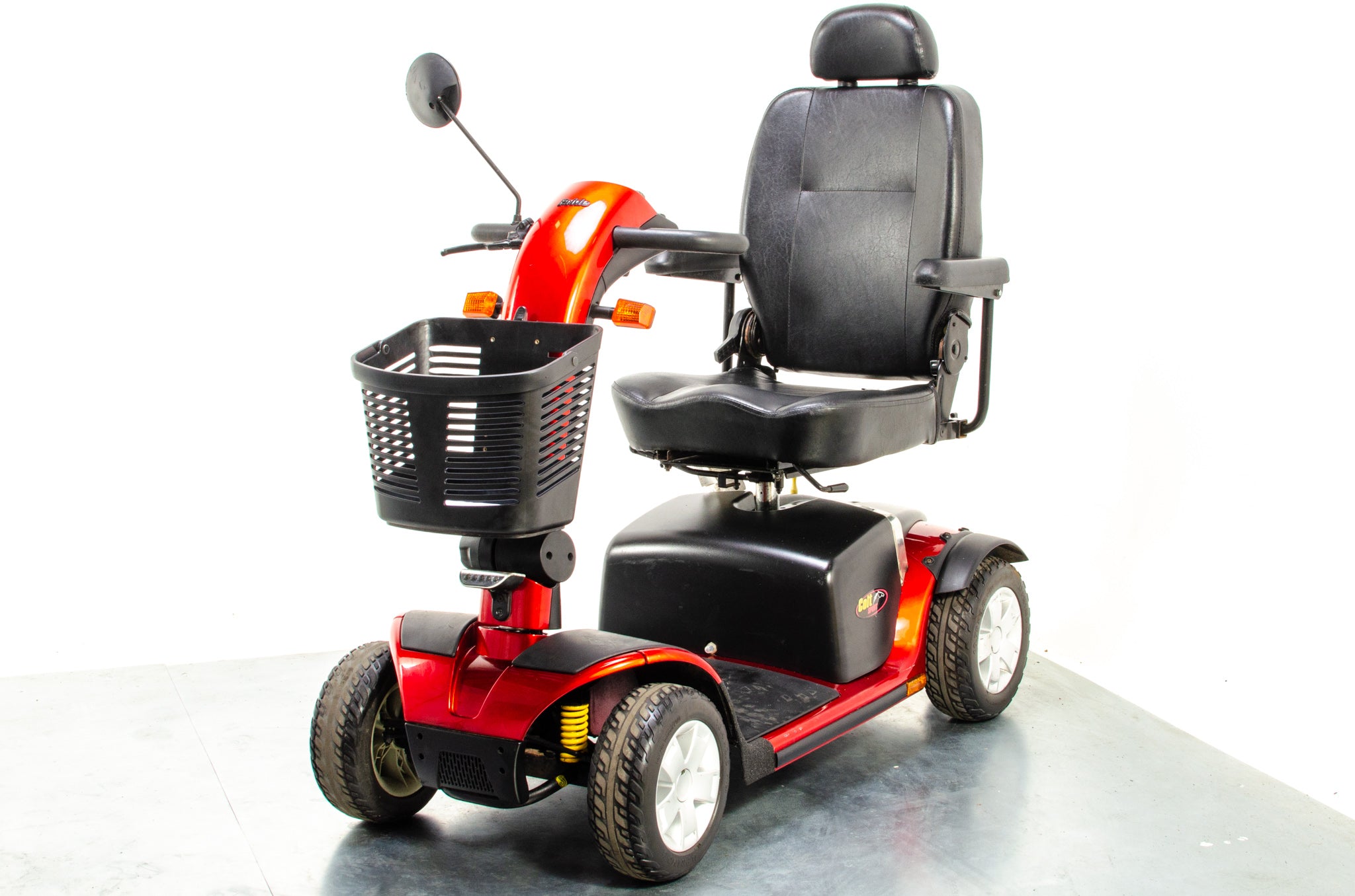 Pride Colt Sport Used Electric Mobility Scooter 8mph Transportable Suspension Road Pavement Red