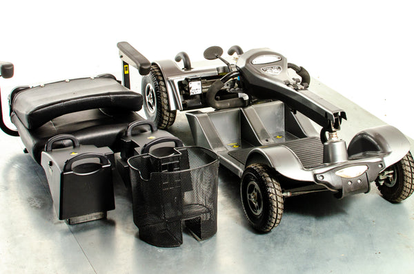 Sterling Sapphire 2 Used Mobility Scooter Midsize Transportable Pneumatic Tyres Folding Boot Grey