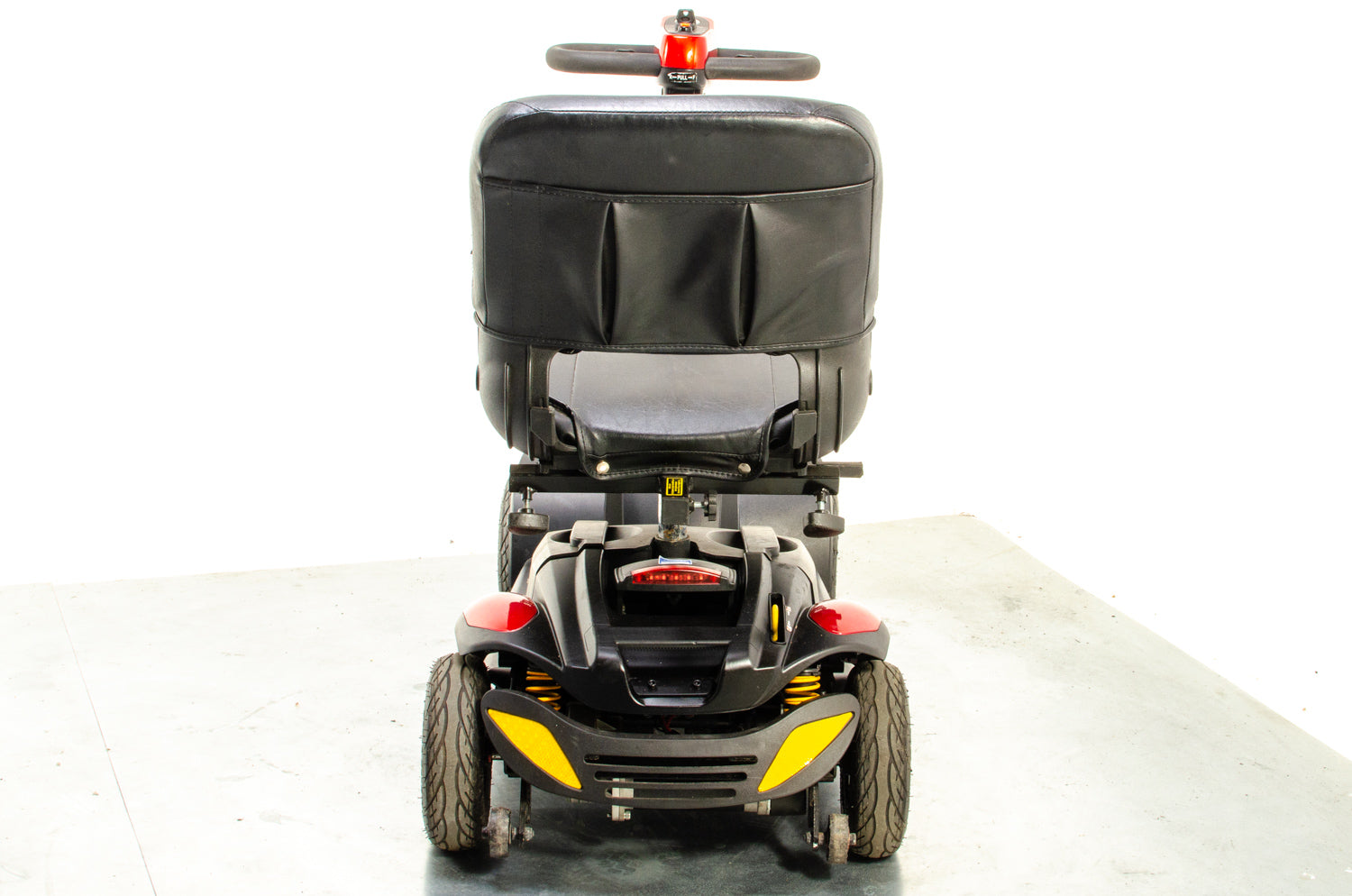 TGA Zest Plus Used Mobility Scooter Small Transportable Travel Pneumatic Tyres Red