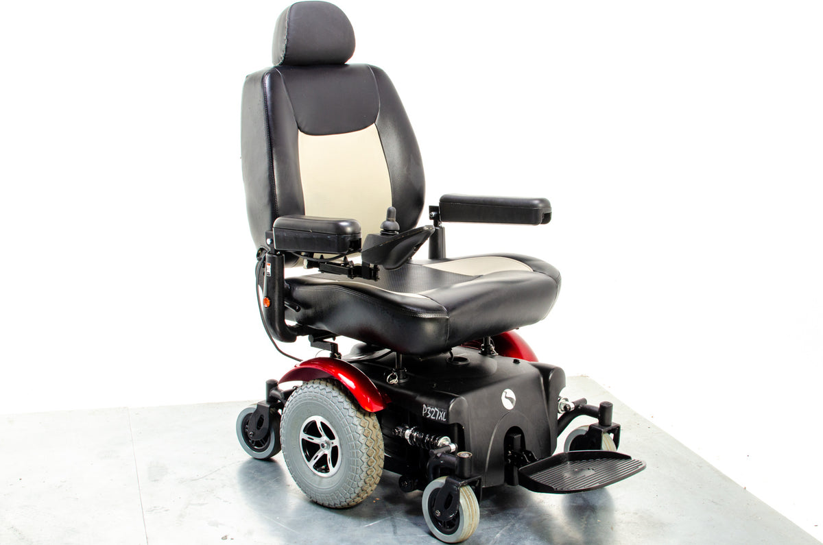 Rascal P327XL Used Electric Wheelchair Powerchair Bariatric Heavy Duty Red