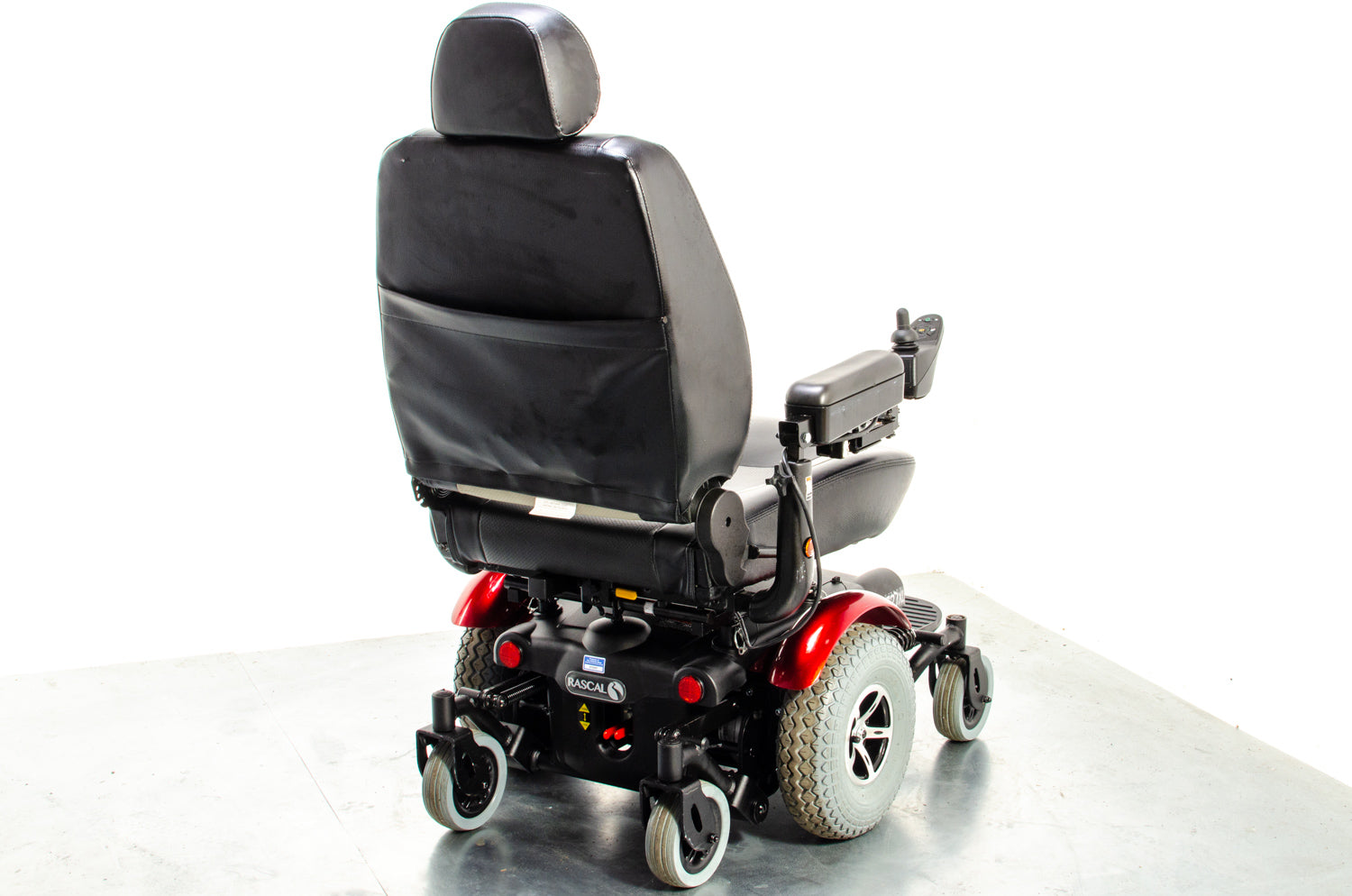 Rascal P327XL Used Electric Wheelchair Powerchair Bariatric Heavy Duty Red