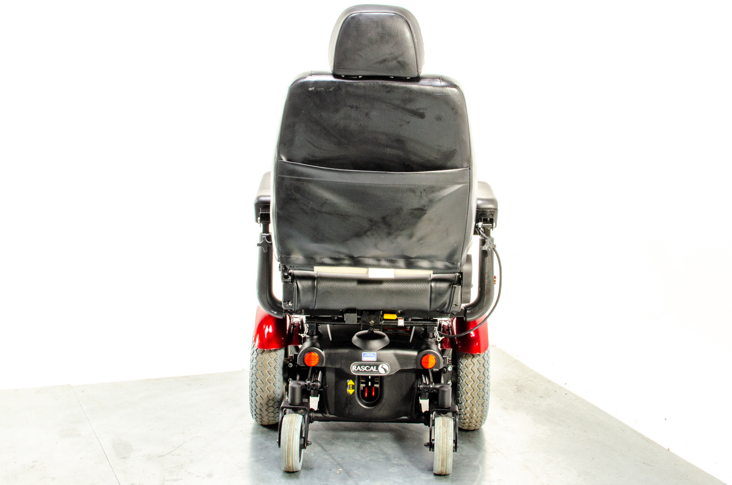 Rascal P327XL Used Electric Wheelchair Powerchair Bariatric Heavy Duty Red