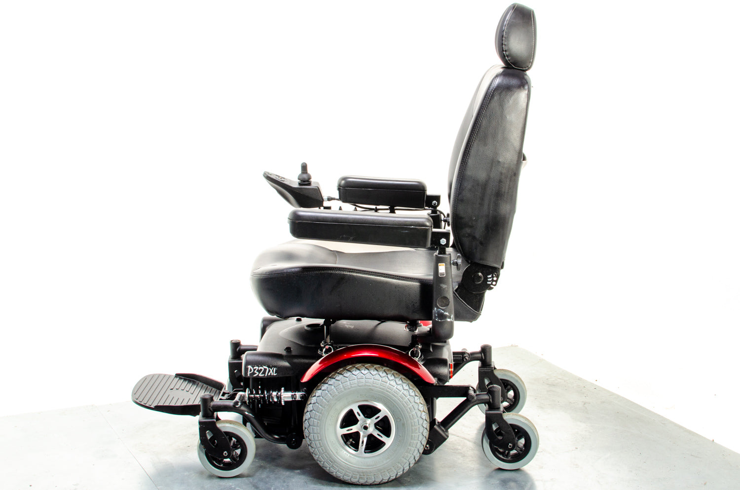 Rascal P327XL Used Electric Wheelchair Powerchair Bariatric Heavy Duty Red