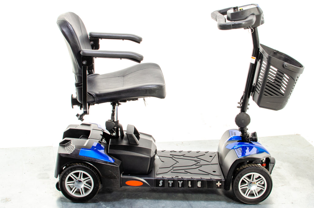 Drive Style Plus Used Mobility Scooter Transportable Boot Folding Portable Indoor Outdoor Blue