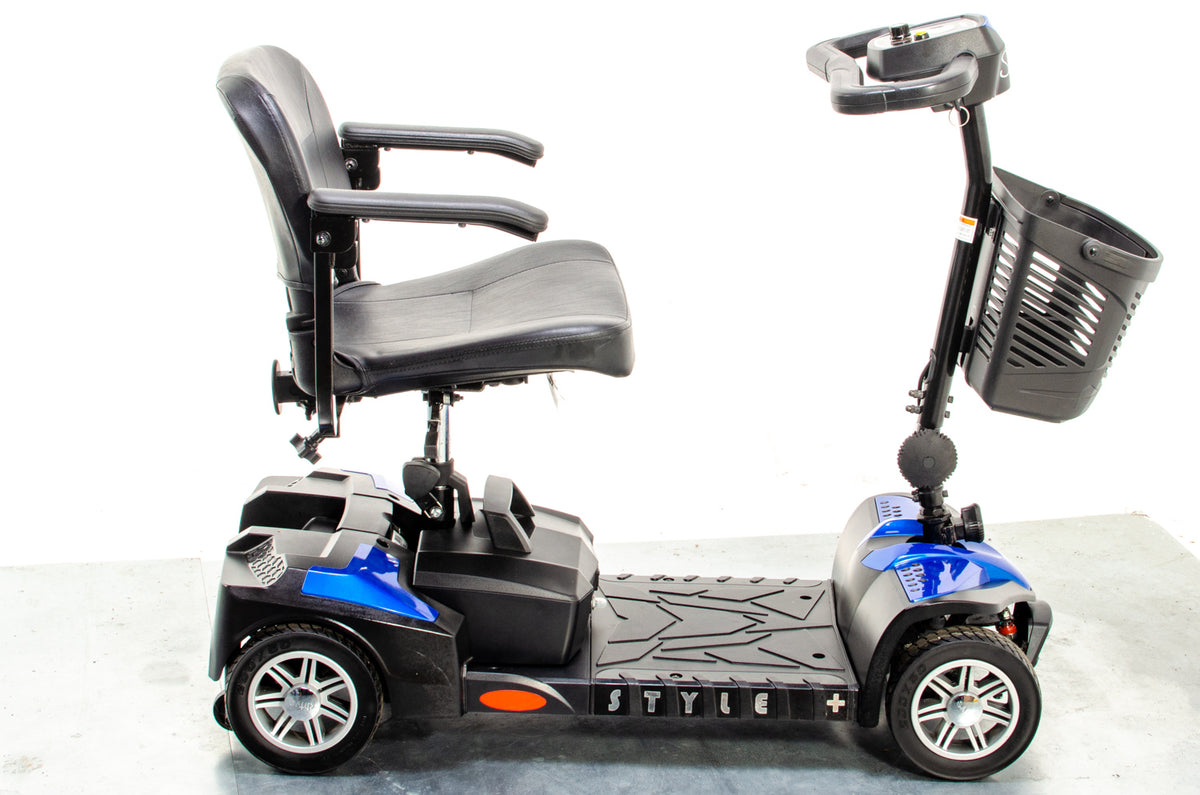 Drive Style Plus Used Mobility Scooter Transportable Boot Folding Portable Indoor Outdoor Blue