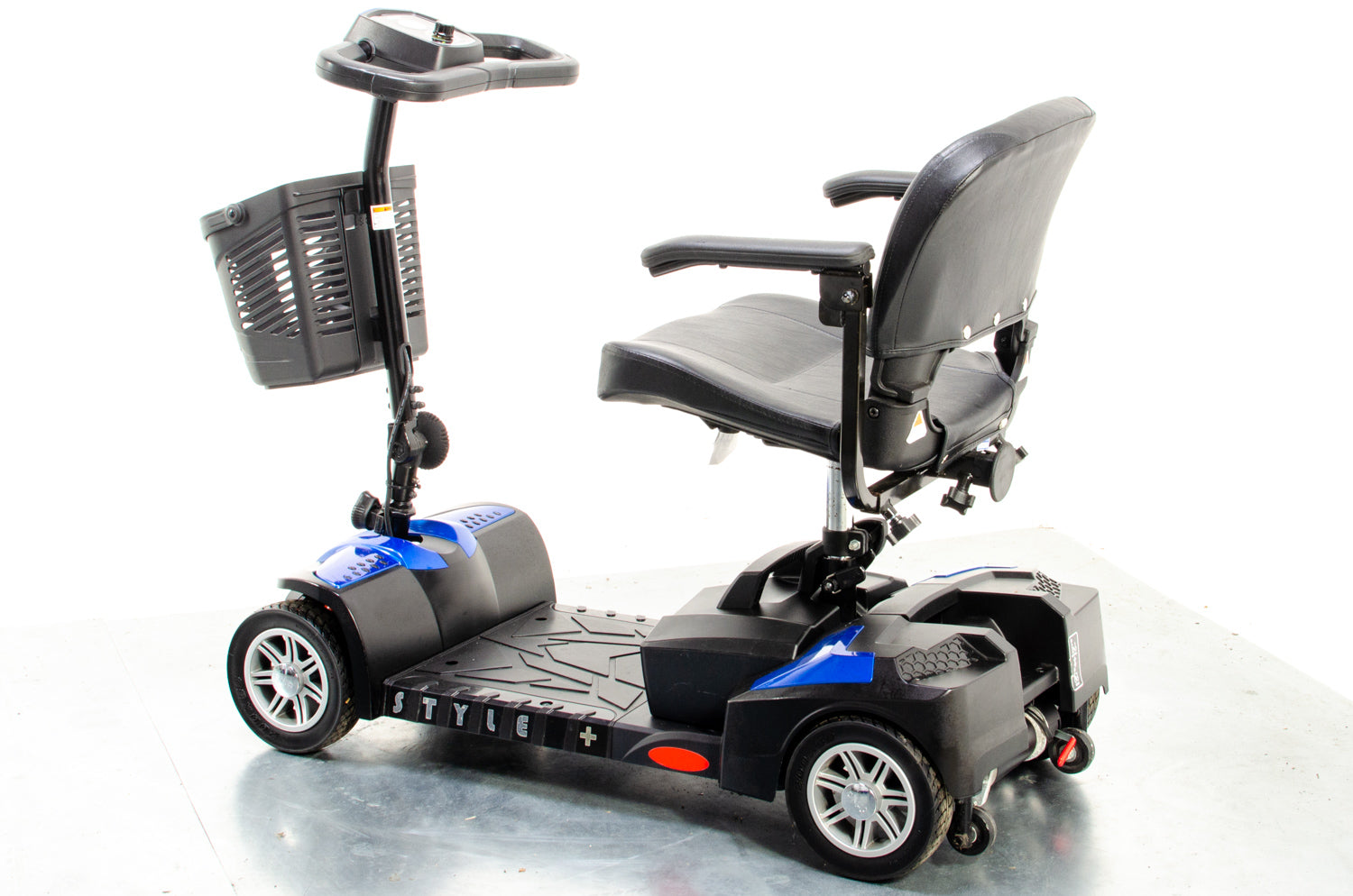 Drive Style Plus Used Mobility Scooter Transportable Boot Folding Portable Indoor Outdoor Blue