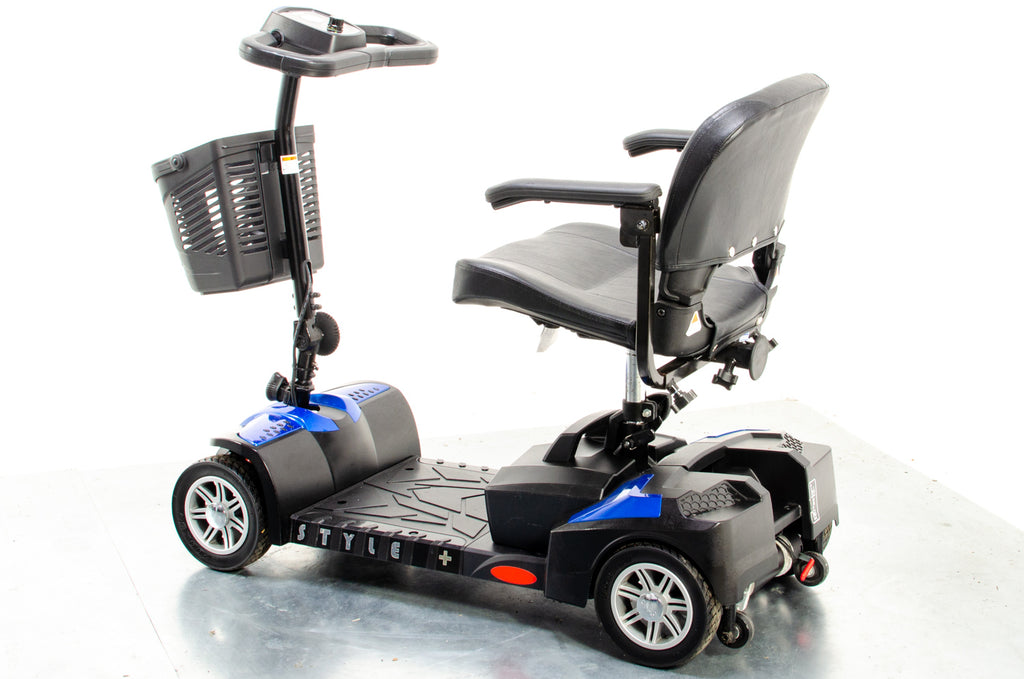 Drive Style Plus Used Mobility Scooter Transportable Boot Folding Portable Indoor Outdoor Blue