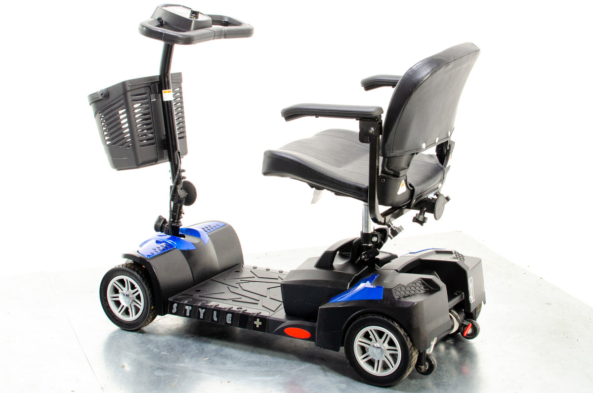 Drive Style Plus Used Mobility Scooter Transportable Boot Folding Portable Indoor Outdoor Blue
