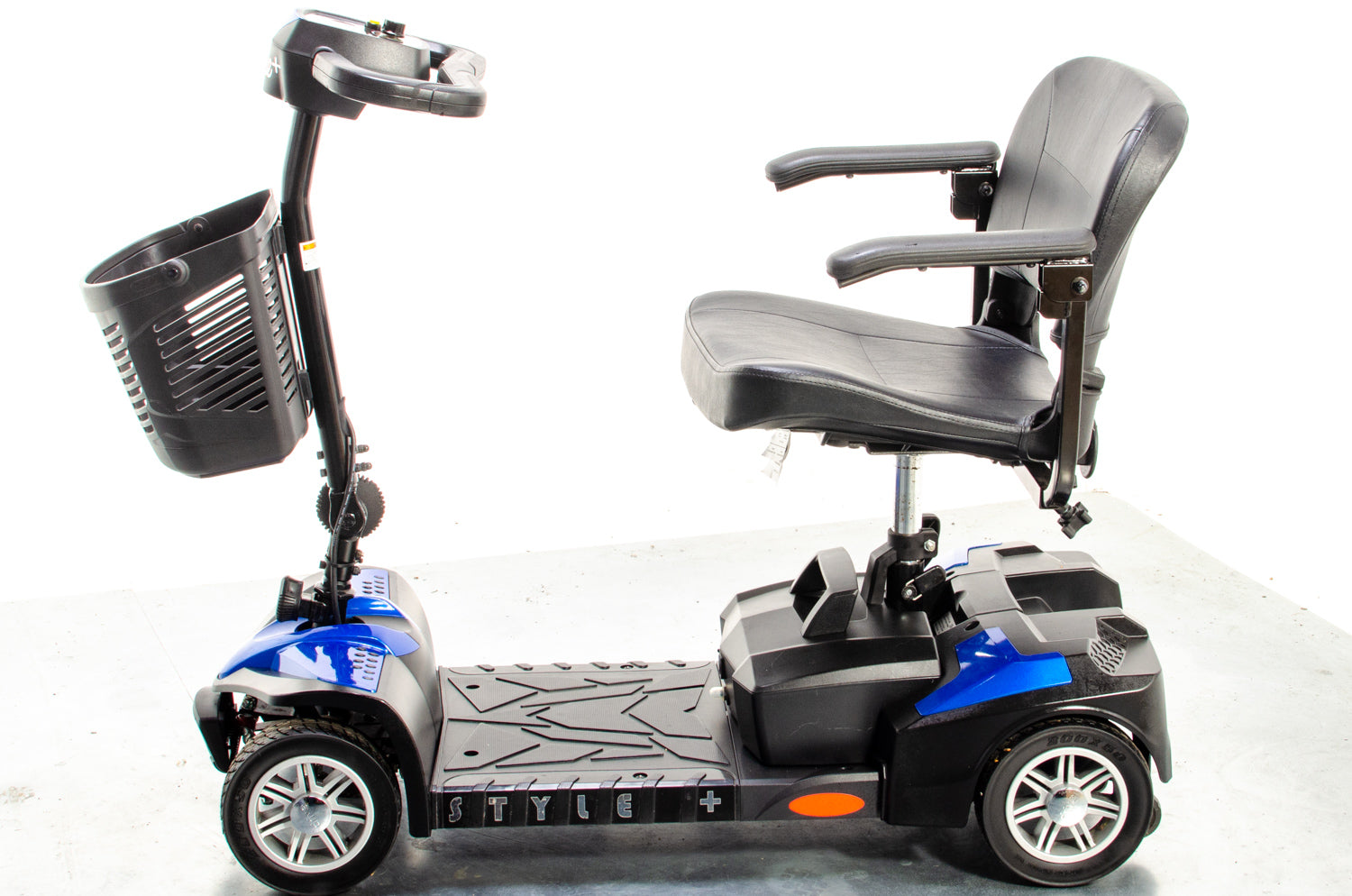 Drive Style Plus Used Mobility Scooter Transportable Boot Folding Portable Indoor Outdoor Blue