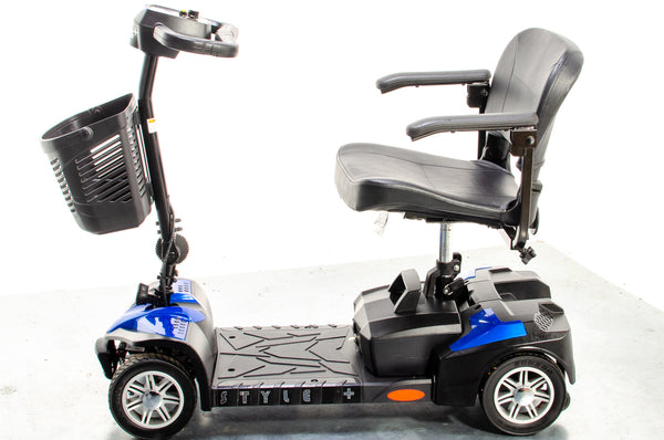 Drive Style Plus Used Mobility Scooter Transportable Boot Folding Portable Indoor Outdoor Blue