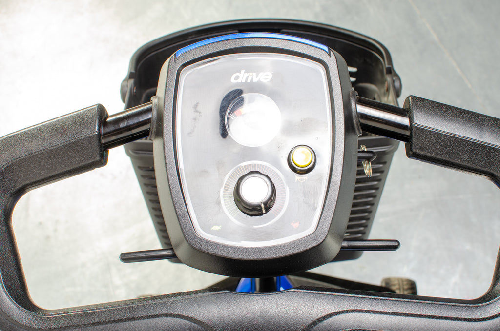 Drive Style Plus Used Mobility Scooter Transportable Boot Folding Portable Indoor Outdoor Blue