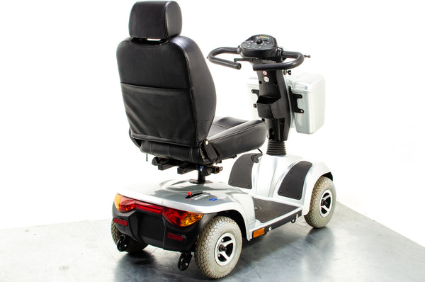 Invacare Orion Midsize Used Mobility Scooter 8mph Pavement Road Suspension Pneumatic Tyres Lockable Box