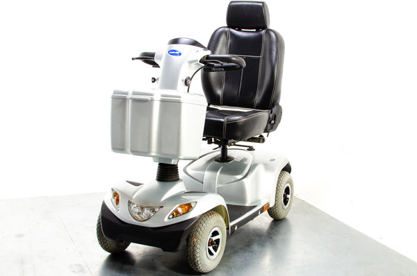 Invacare Orion Midsize Used Mobility Scooter 8mph Pavement Road Suspension Pneumatic Tyres Lockable Box