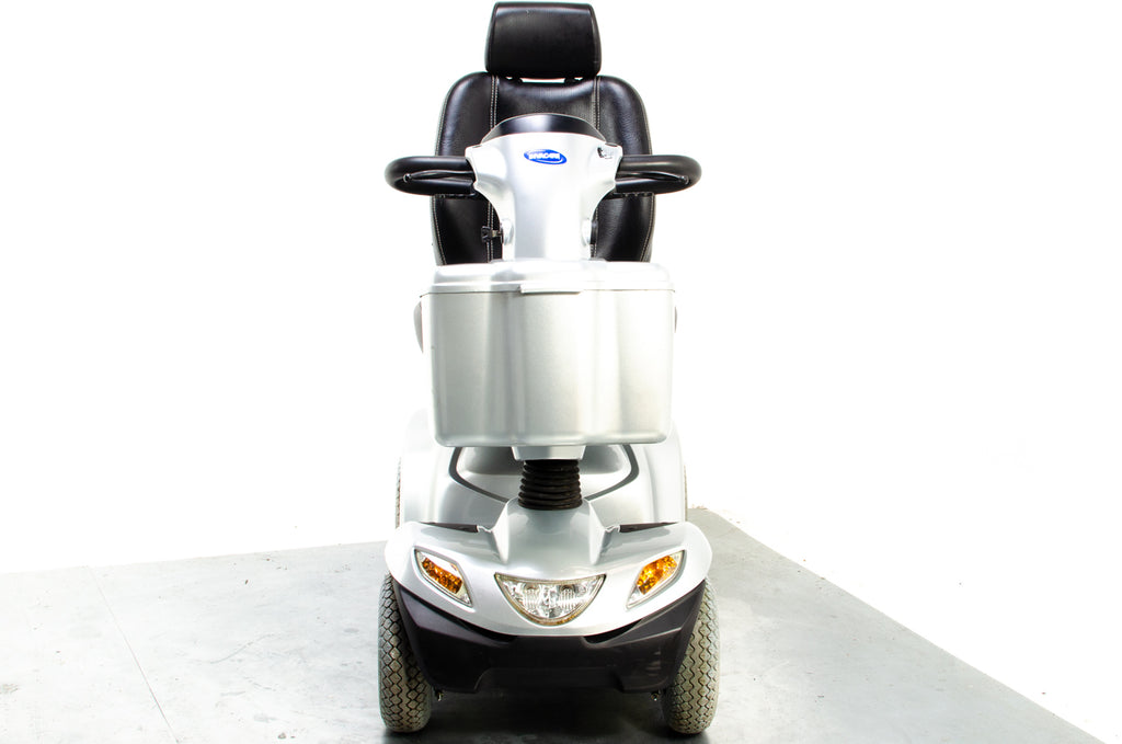 Invacare Orion Midsize Used Mobility Scooter 8mph Pavement Road Suspension Pneumatic Tyres Lockable Box