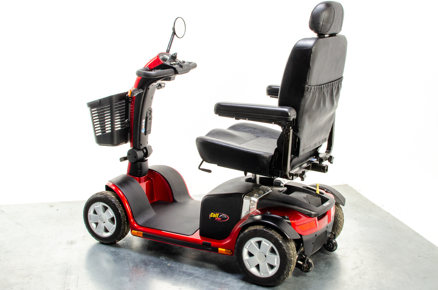 Pride Colt Sport Used Electric Mobility Scooter 8mph Transportable Suspension Pavement Road Legal Red