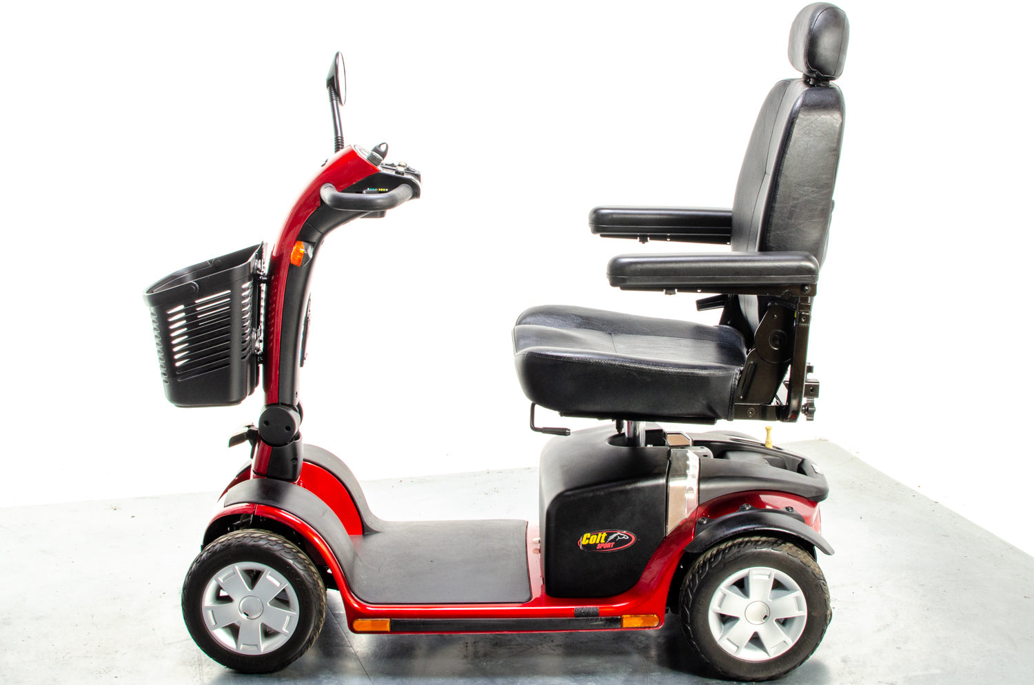 Pride Colt Sport Used Electric Mobility Scooter 8mph Transportable Suspension Pavement Road Legal Red