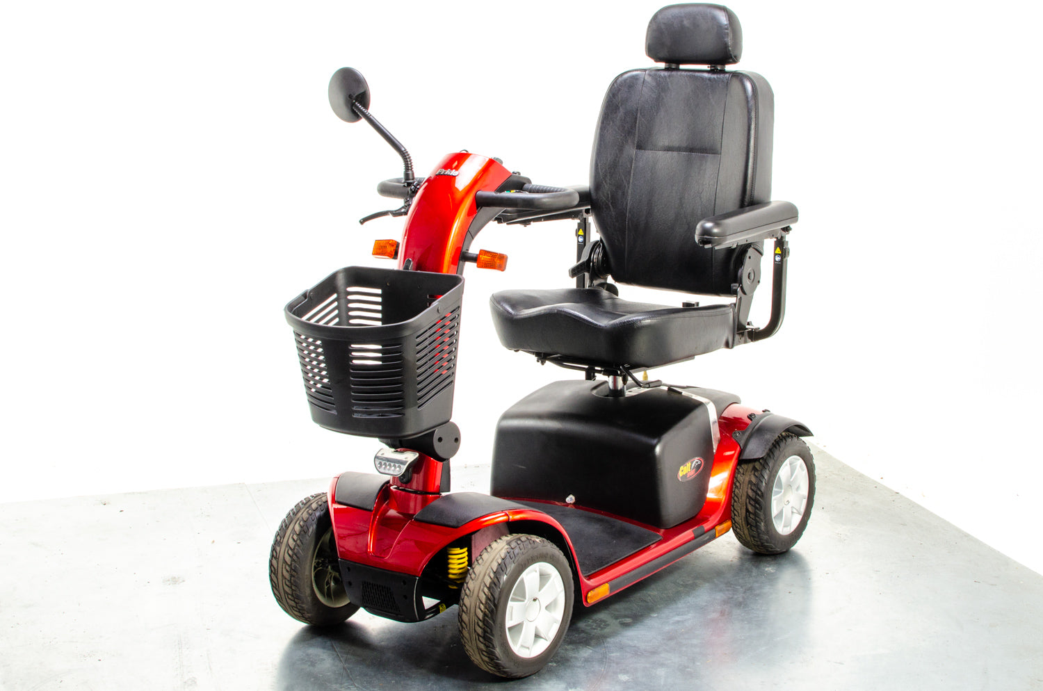 Pride Colt Sport Used Electric Mobility Scooter 8mph Transportable Suspension Pavement Road Legal Red