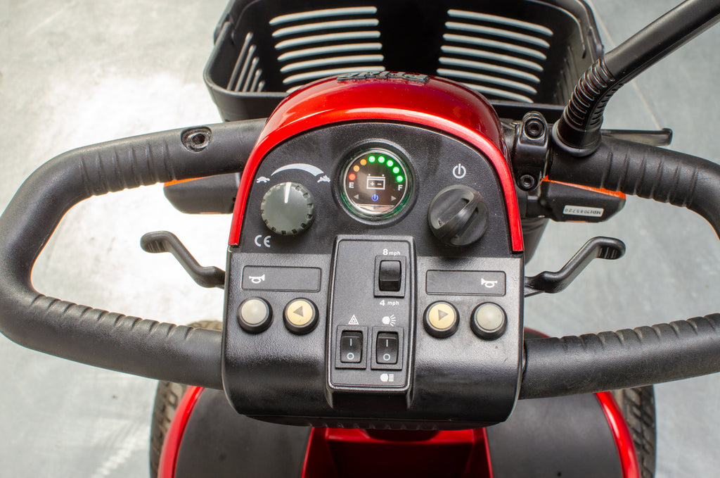 Pride Colt Sport Used Electric Mobility Scooter 8mph Transportable Suspension Pavement Road Legal Red