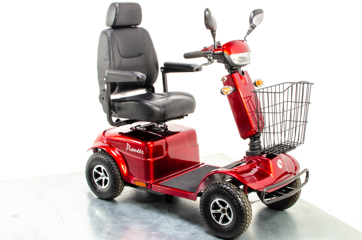 Rascal Pioneer Used Electric Mobility Scooter 8mph All-Terrain Suspension Off-Road Red