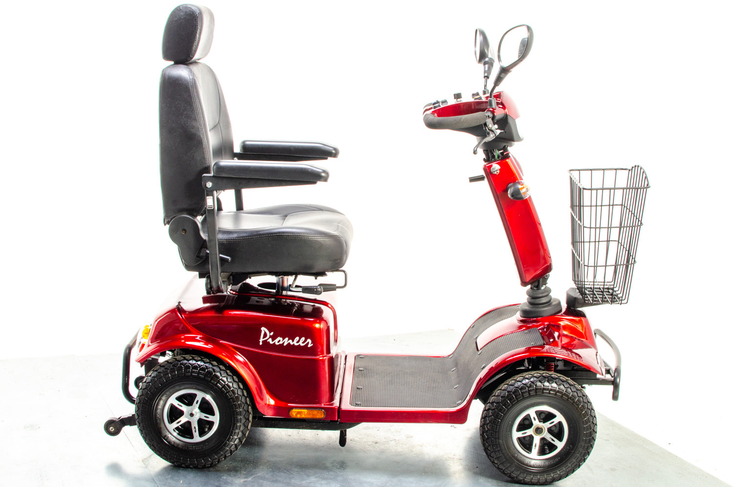 Rascal Pioneer Used Electric Mobility Scooter 8mph All-Terrain Suspension Off-Road Red