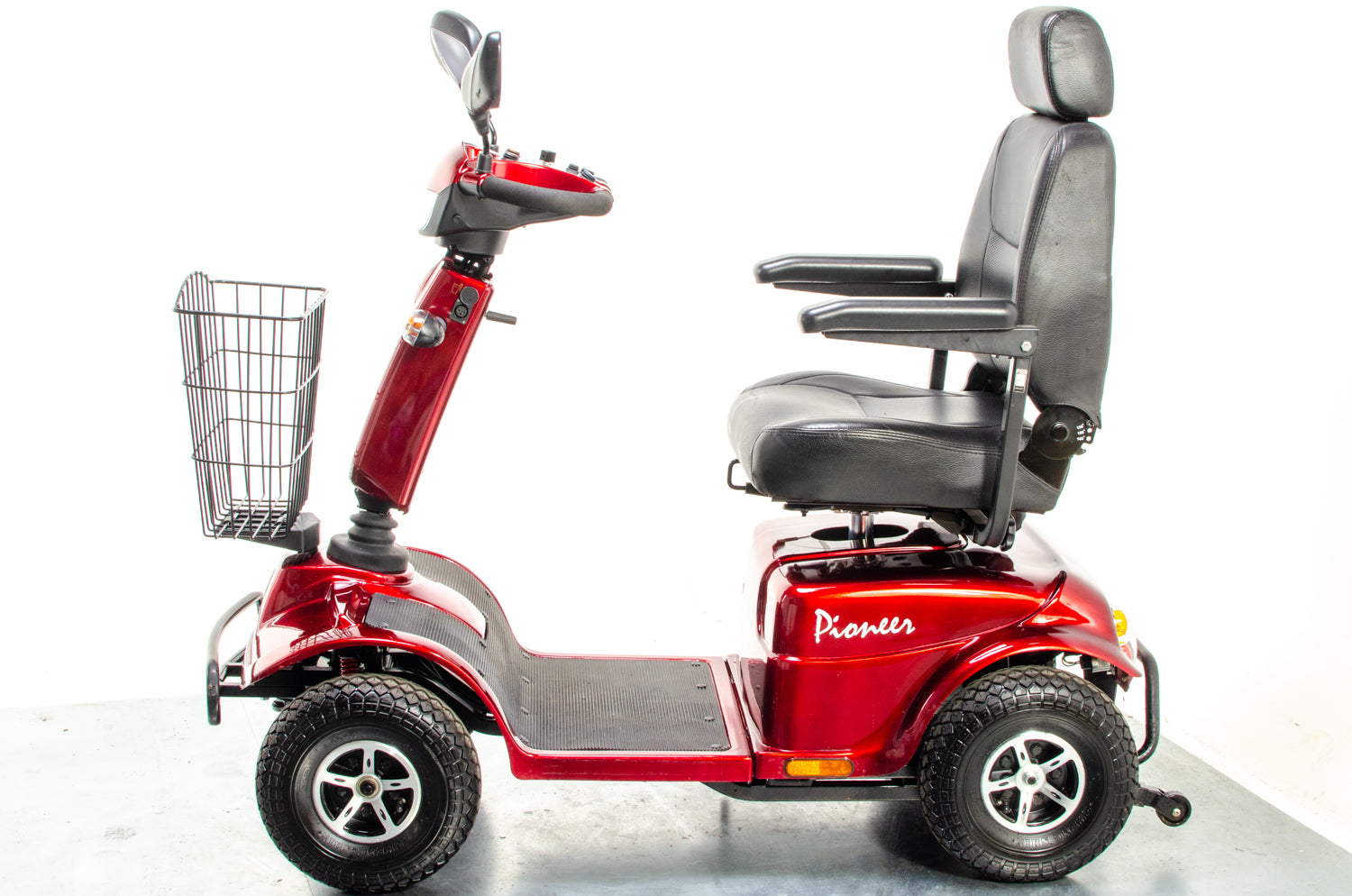 Rascal Pioneer Used Electric Mobility Scooter 8mph All-Terrain Suspension Off-Road Red