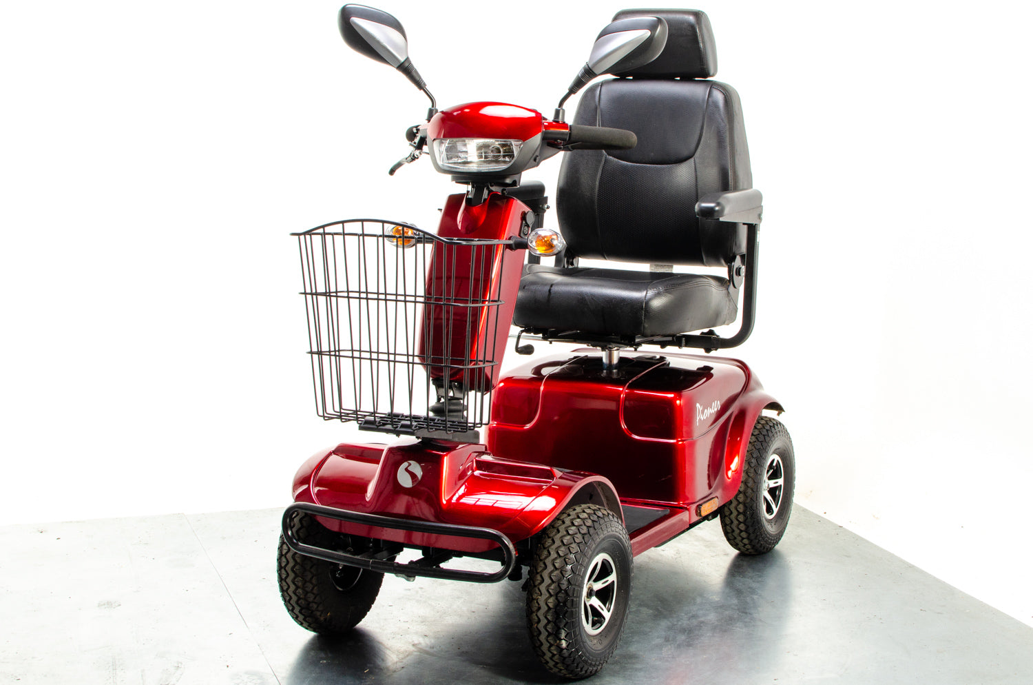 Rascal Pioneer Used Electric Mobility Scooter 8mph All-Terrain Suspension Off-Road Red