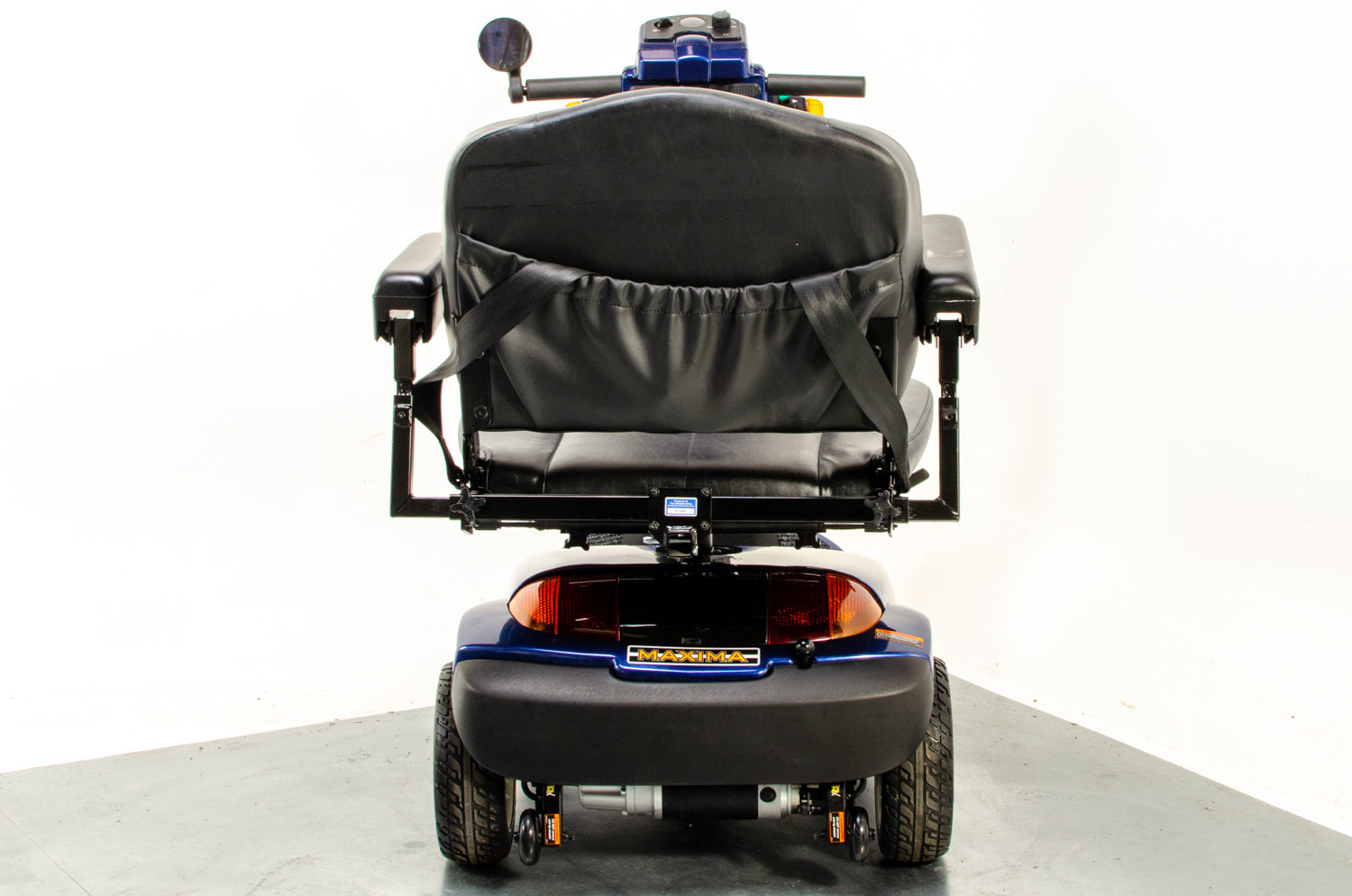 Pride Maxima 3 Used Mobility Scooter Bariatric Heavy Duty High Power Trike Pavement Blue