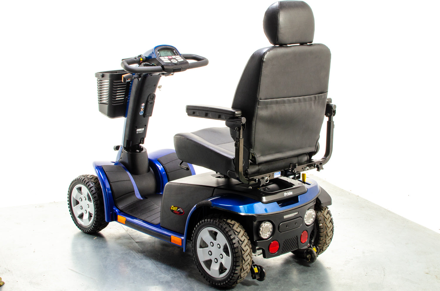 Pride Colt Pursuit Used Mobility Scooter 8mph All-Terrain Transportable Large Off-Road Road Legal Blue