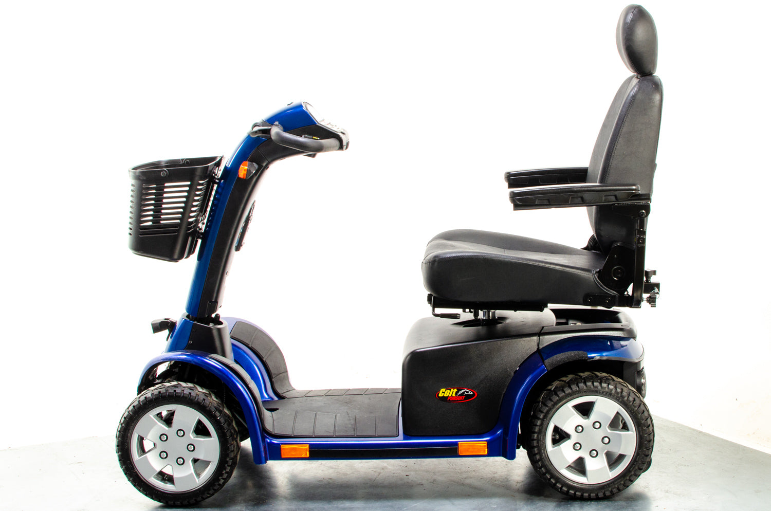 Pride Colt Pursuit Used Mobility Scooter 8mph All-Terrain Transportable Large Off-Road Road Legal Blue