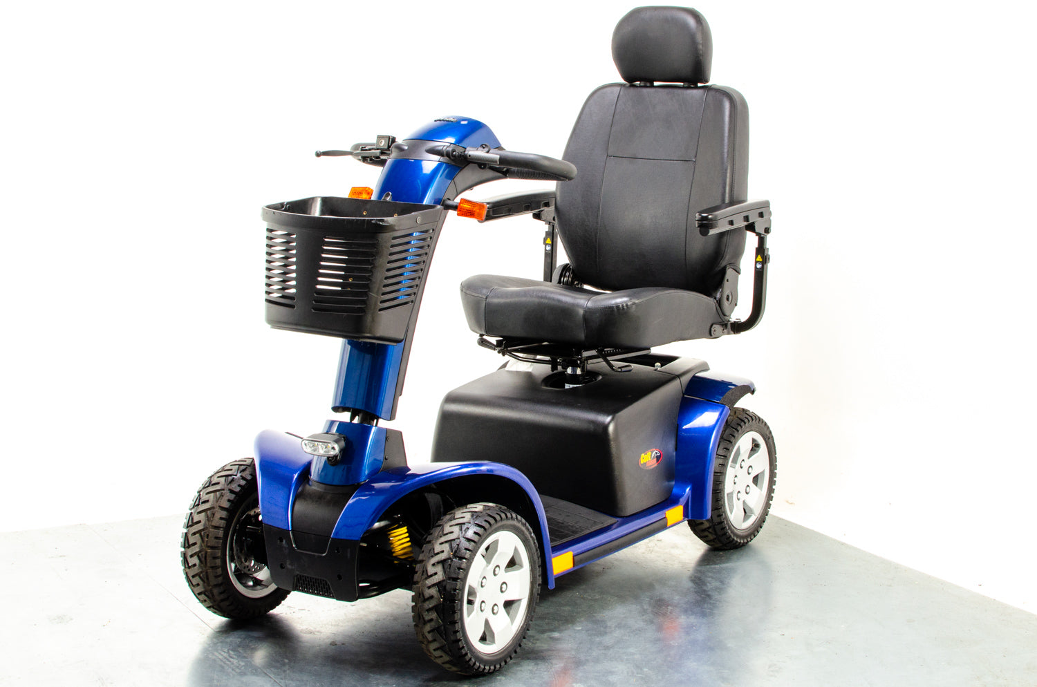 Pride Colt Pursuit Used Mobility Scooter 8mph All-Terrain Transportable Large Off-Road Road Legal Blue