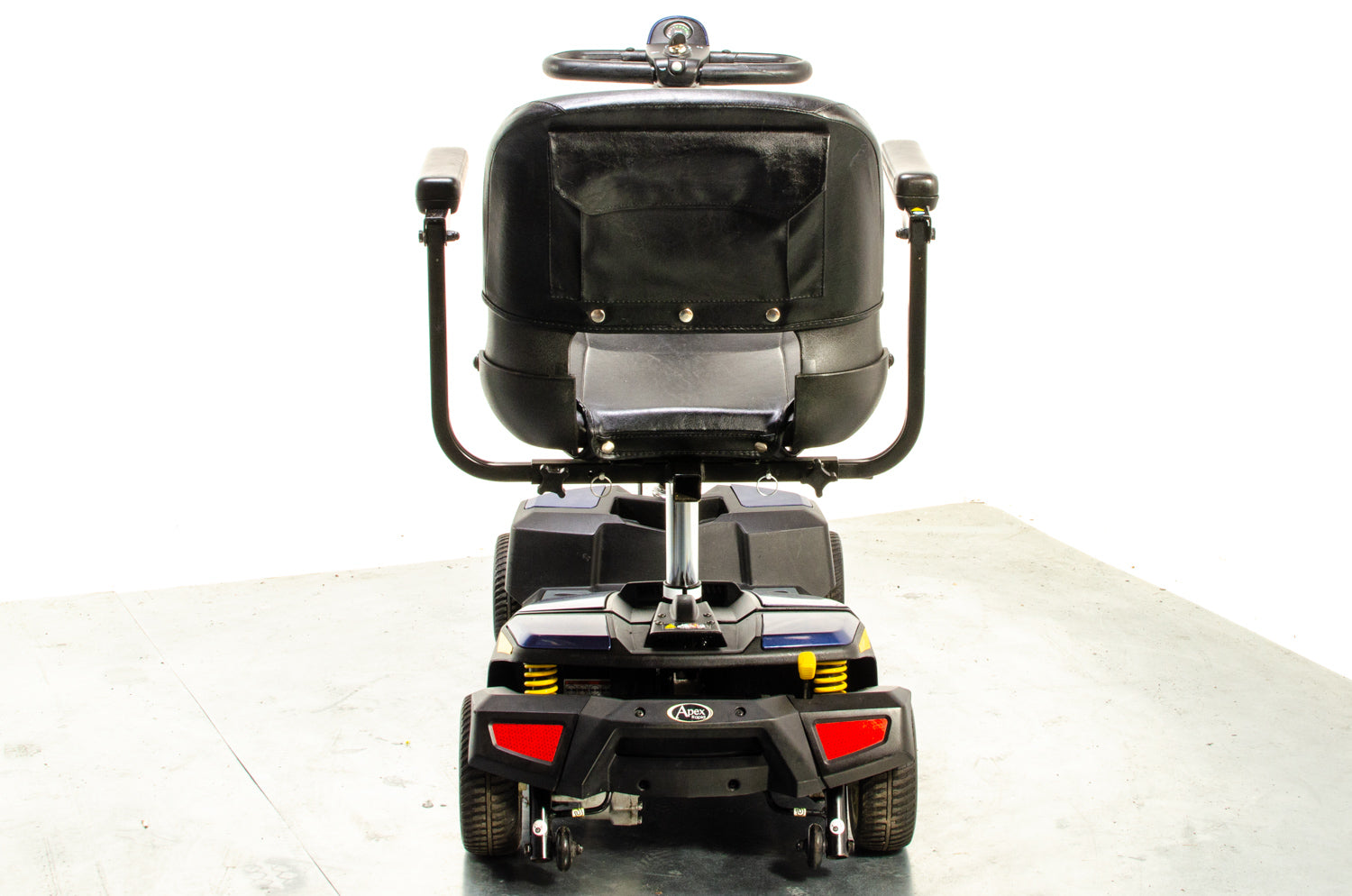 Pride Apex Rapid Used Mobility Scooter Transportable Small Lightweight Boot Suspension in Blue