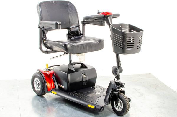 Pride Go-Go Elite Traveller LX 3 Used Mobility Scooter Boot Lightweight Travel Transportable Red 13267