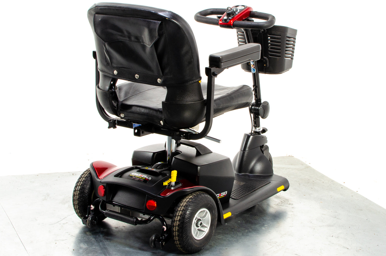 Pride Go-Go Elite Traveller LX 3 Used Mobility Scooter Boot Lightweight Travel Transportable Red 13267