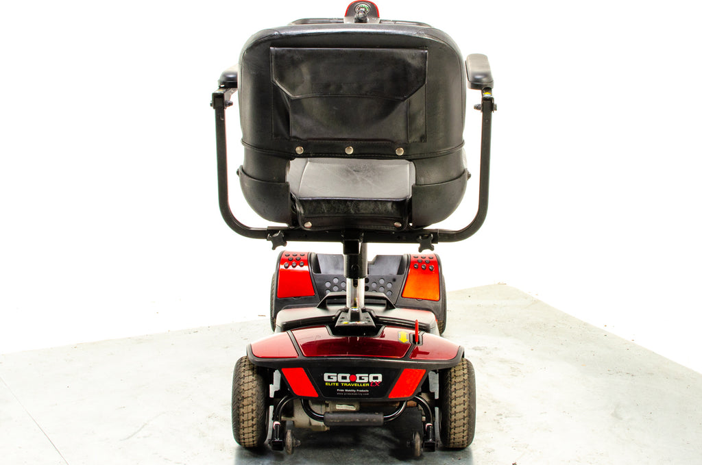 Pride Go-Go Elite Traveller Used Mobility Scooter Boot Lightweight Travel Transportable Red 13244