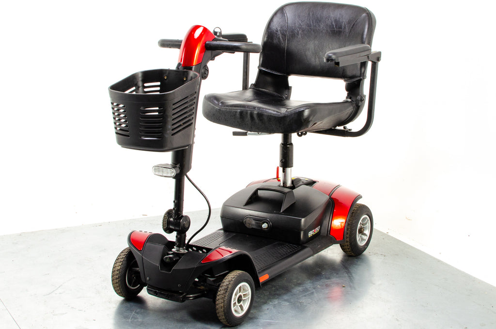 Pride Go-Go Elite Traveller Used Mobility Scooter Boot Lightweight Travel Transportable Red 13244