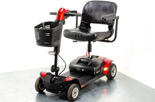 Pride Go-Go Elite Traveller Used Mobility Scooter Boot Lightweight Travel Transportable Red 13244