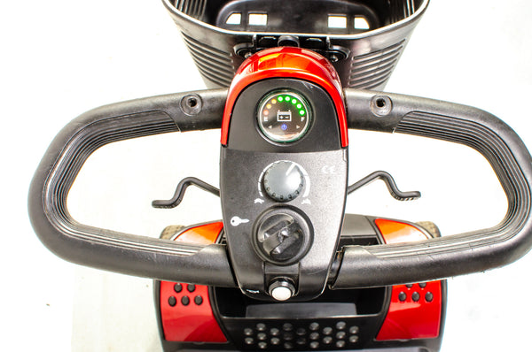 Pride Go-Go Elite Traveller Used Mobility Scooter Boot Lightweight Travel Transportable Red 13244