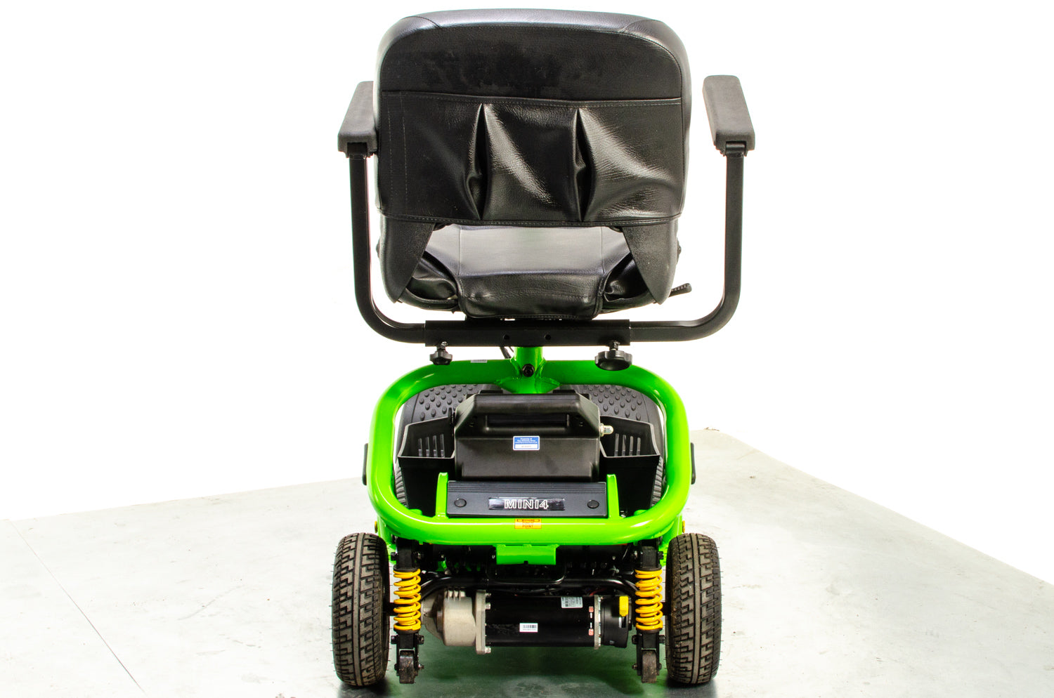 2021 Monarch Mini 4 Used Mobility Scooter Small Transportable Pneumatic Tyres Parks Green