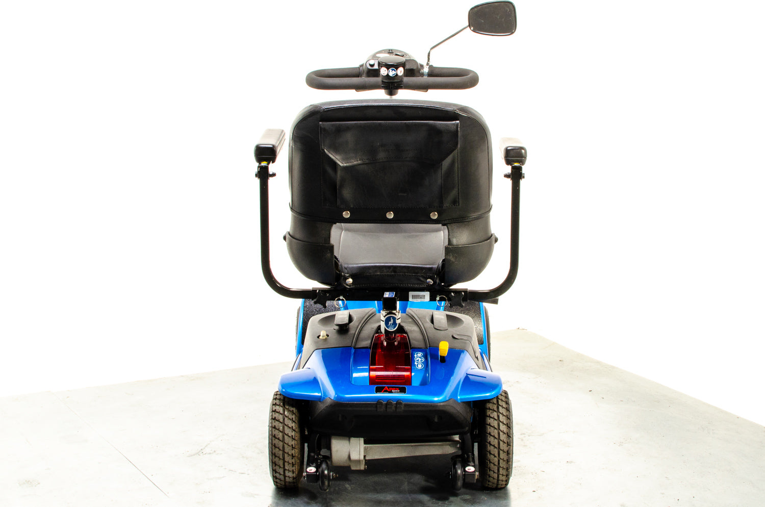 2015 Pride Apex Sprint Used Mobility Scooter 4mph Midsize Pavement Transportable Travel Blue