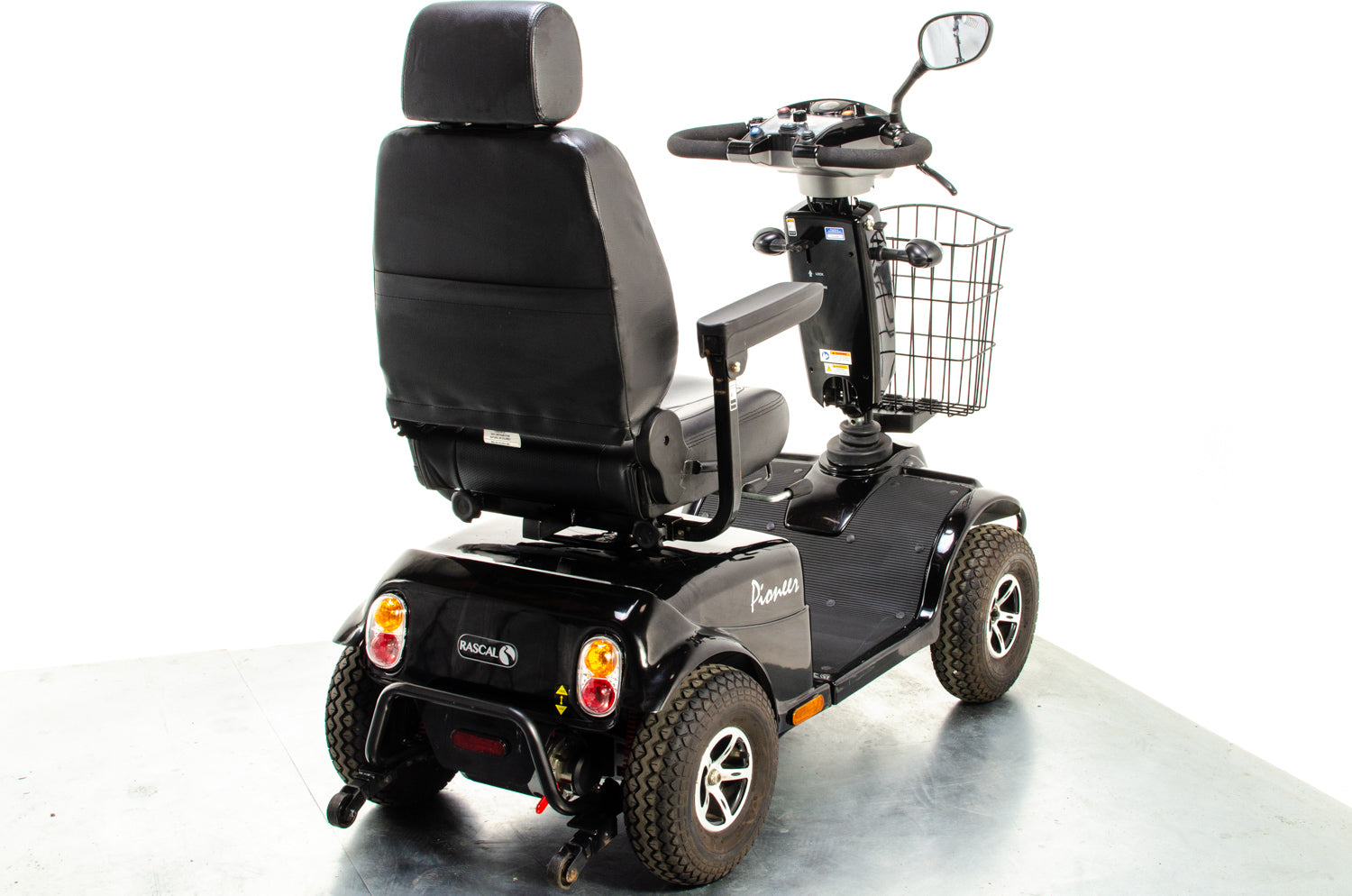 Rascal Pioneer Used Electric Mobility Scooter 8mph All-Terrain Suspension Off-Road Black 13250