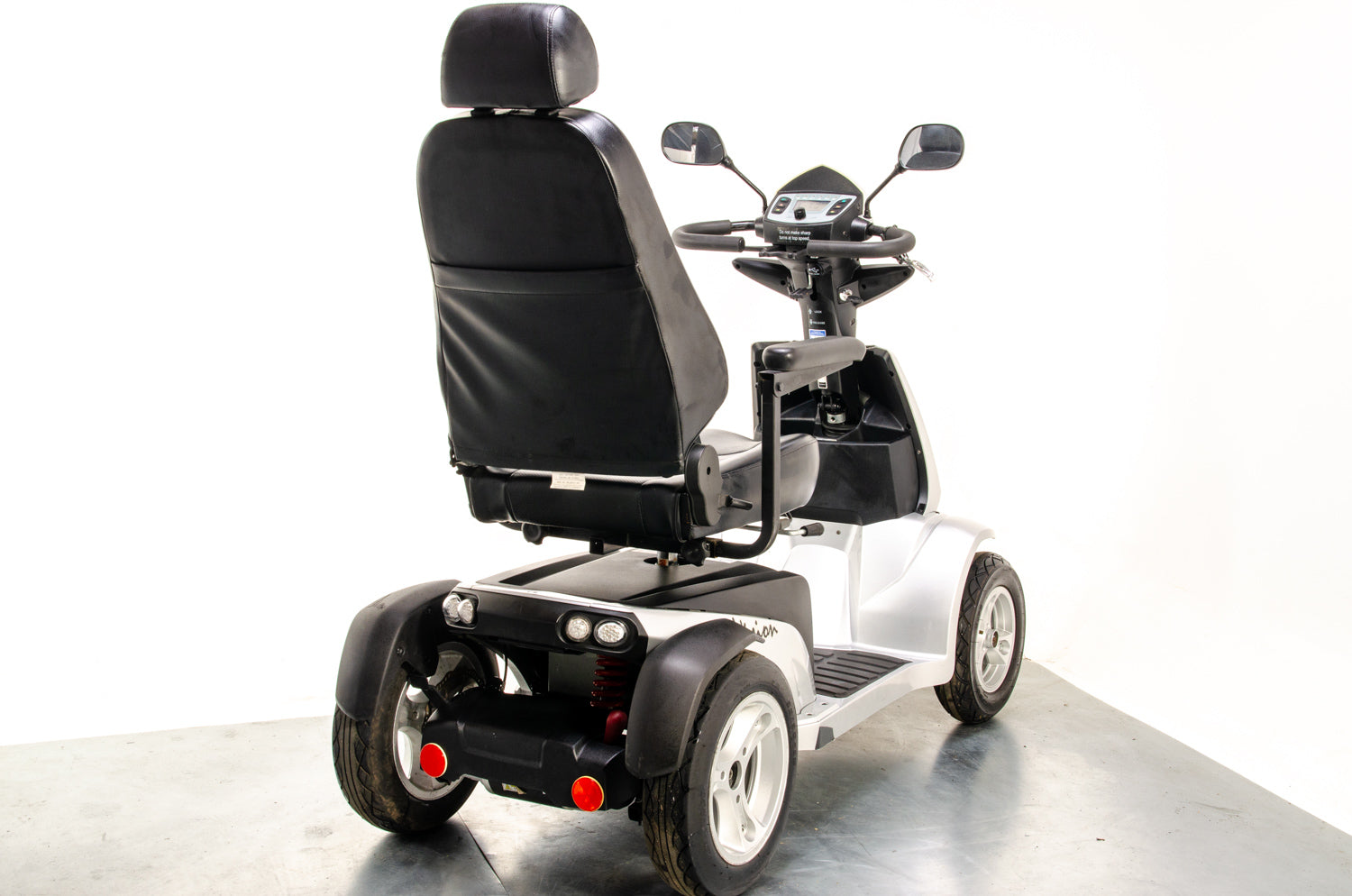 Rascal Vision Used Electric Mobility Scooter 8mph Large All-Terrain Road Legal Silver Pneumatic Tyres 13062