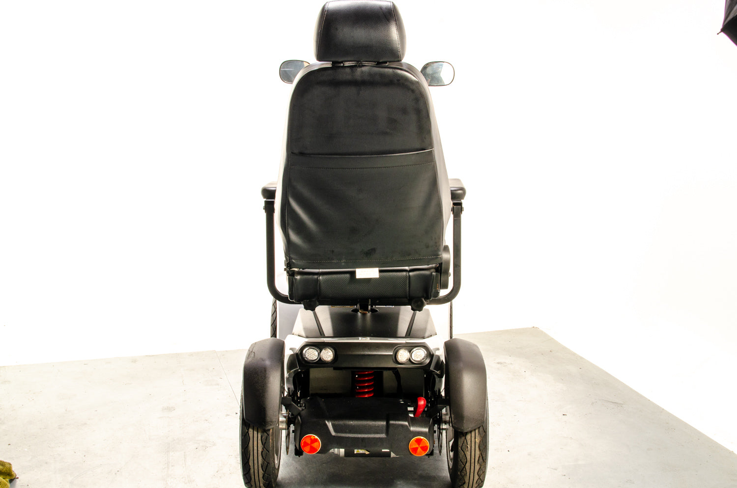 Rascal Vision Used Electric Mobility Scooter 8mph Large All-Terrain Road Legal Silver Pneumatic Tyres 13062