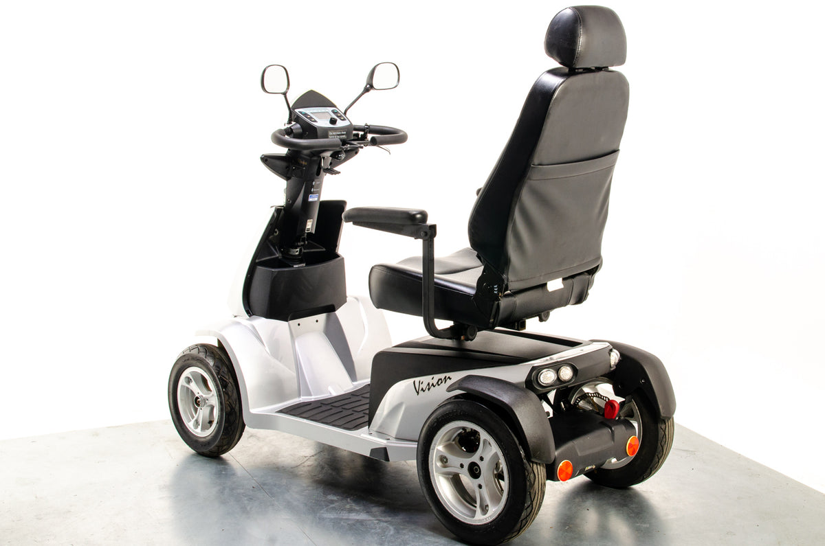 Rascal Vision Used Electric Mobility Scooter 8mph Large All-Terrain Road Legal Silver Pneumatic Tyres 13062
