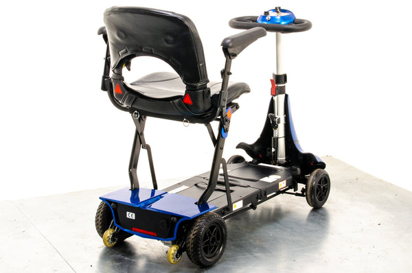 Monarch Mobie Plus Folding Used Mobility Scooter Lithium Travel Lightweight Blue