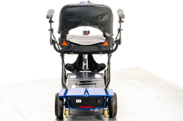 Monarch Mobie Plus Folding Used Mobility Scooter Lithium Travel Lightweight Blue