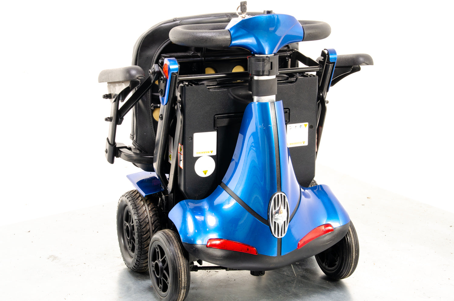 Monarch Mobie Plus Folding Used Mobility Scooter Lithium Travel Lightweight Blue Secondary image