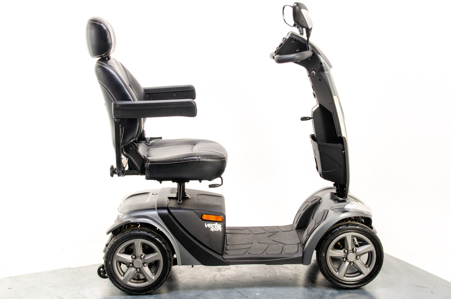 Rascal Vecta Sport Used Electric Mobility Scooter Fast Suspension Road Legal All-Terrain Grey 13320