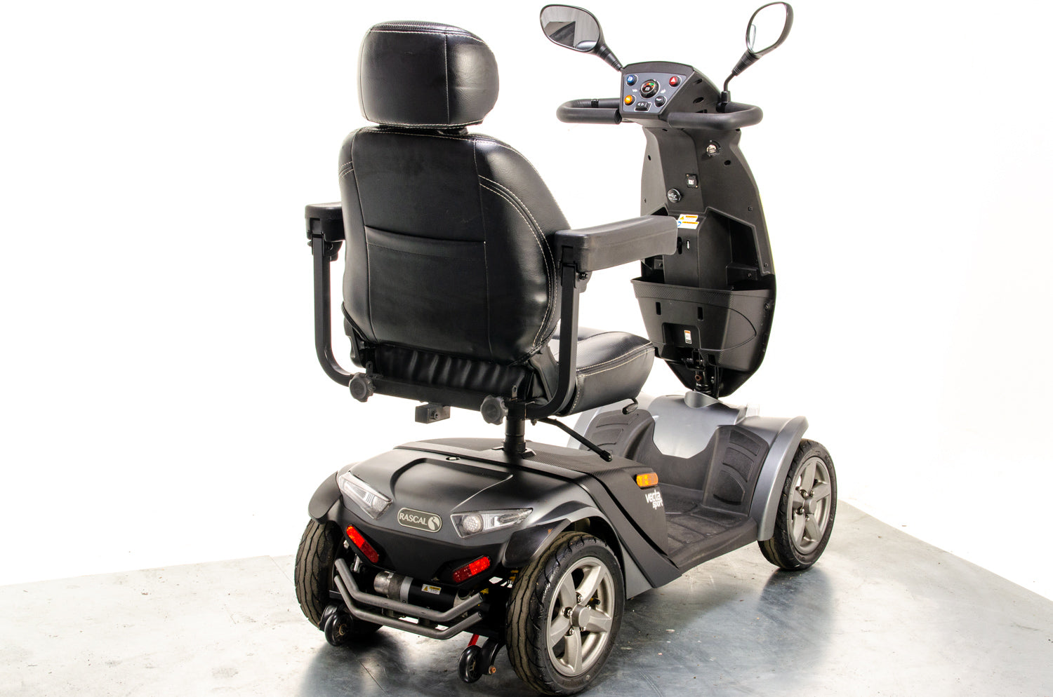 Rascal Vecta Sport Used Electric Mobility Scooter Fast Suspension Road Legal All-Terrain Grey 13320