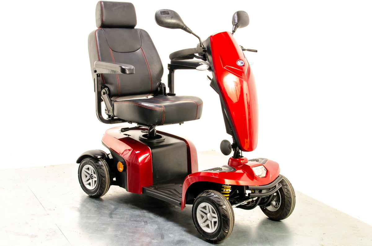 Kymco Komfy 4 Used Mobility Scooter Pavement Suspension Pneumatic Tyres Comfort 4mph Red Main image